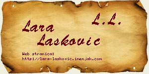 Lara Lasković vizit kartica